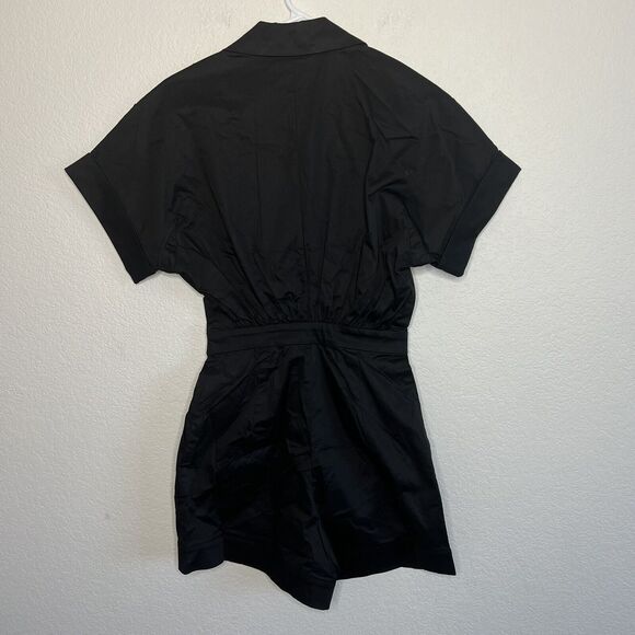 Revolve Song of Style Milton Romper Wrap bodice Black Utility Shorts XS e11 - Picture 7 of 10